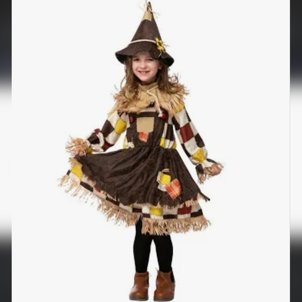 Scarecrow Sunflower Girl Costume Cosplay Size 3T